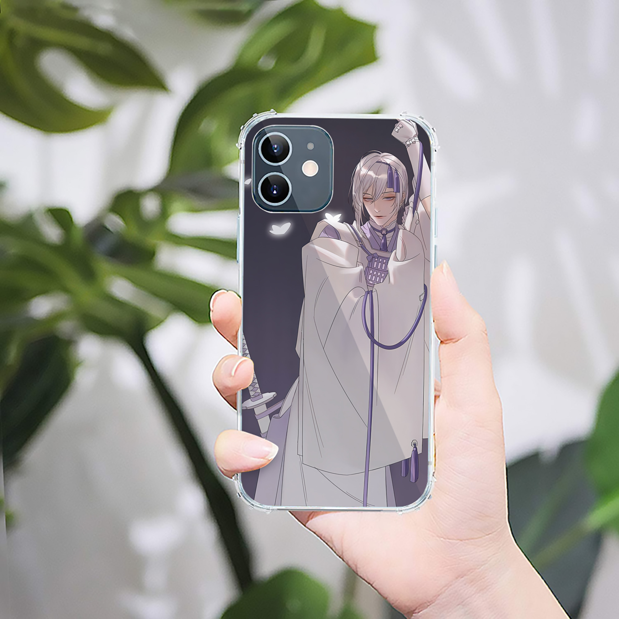 （画像用） 刀剣乱舞 Touken Ranbu 【iPhone 12シリーズ対応】透明スマホケース（クリアソフトケース）